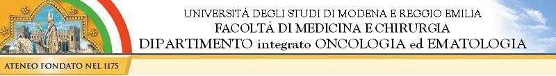 barra con il logo dell'Ateneo, la Facoltà e il Dipartimento