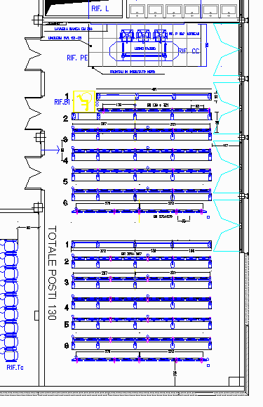 pianta aula P02