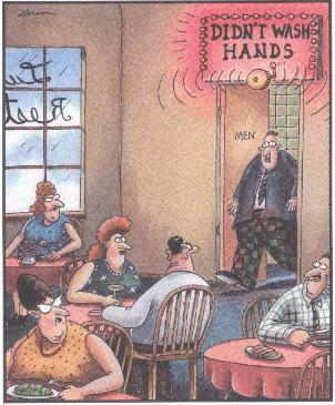 GLarsonwashhand.jpg (32204 byte)